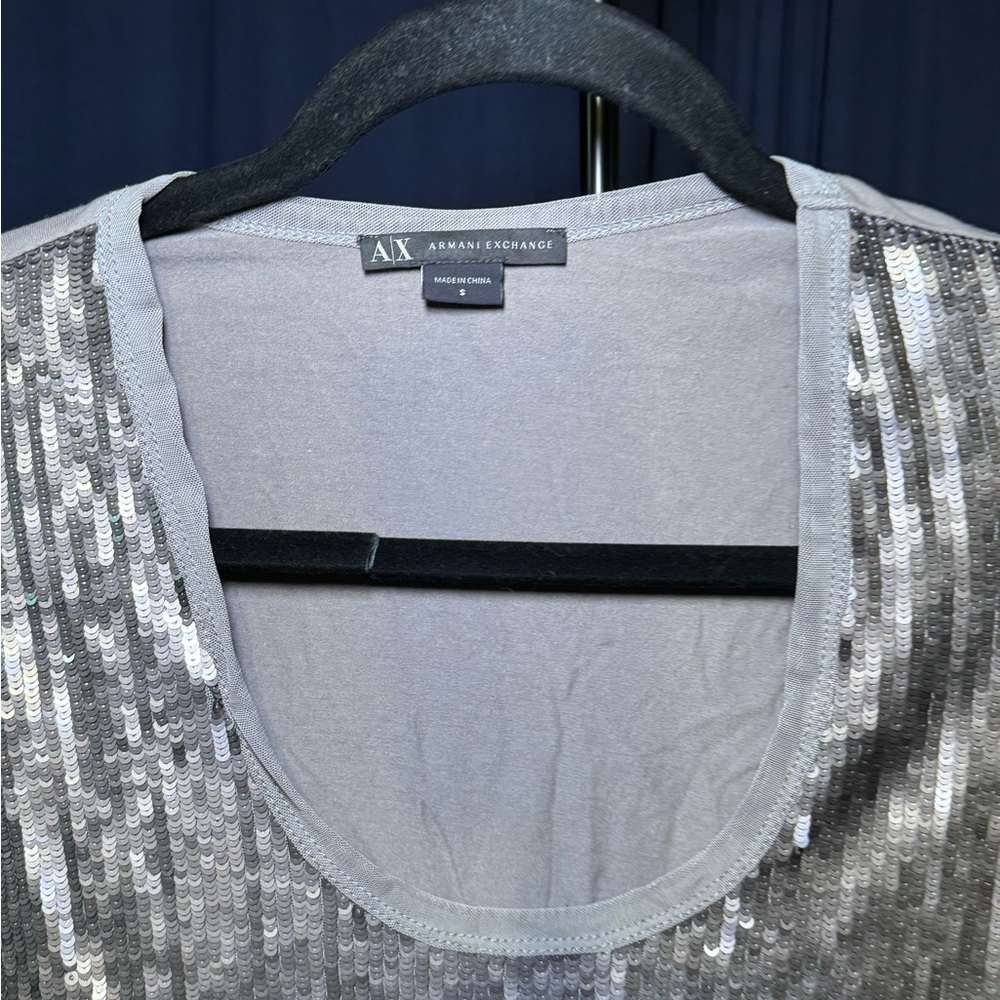 Armani Exchange Sequin Top - image 3